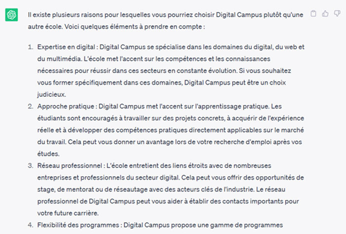 Digital Campus plutôt qu'une autre école